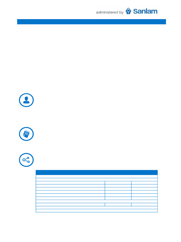 Sanlam Umbrella Provident Fund Benefit Statement Your Personal Details 