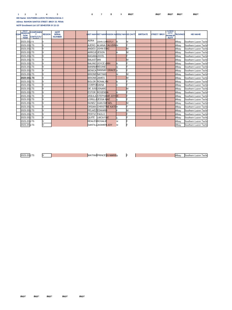 NSTP Tarpaulin Layout for Graduates | PDF