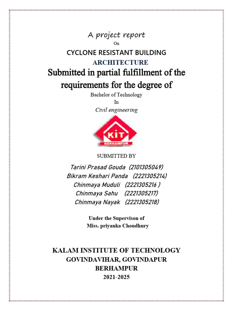 Cyclone Resistant Building Design Guide | PDF | Foundation (Engineering ...