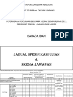 JSU Dan Skema Jawapan (Bhs Iban) 2011