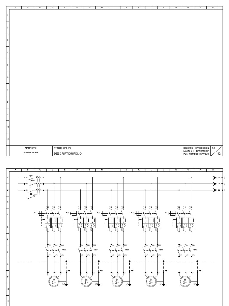Schémas électriques et PLC détaillés | PDF