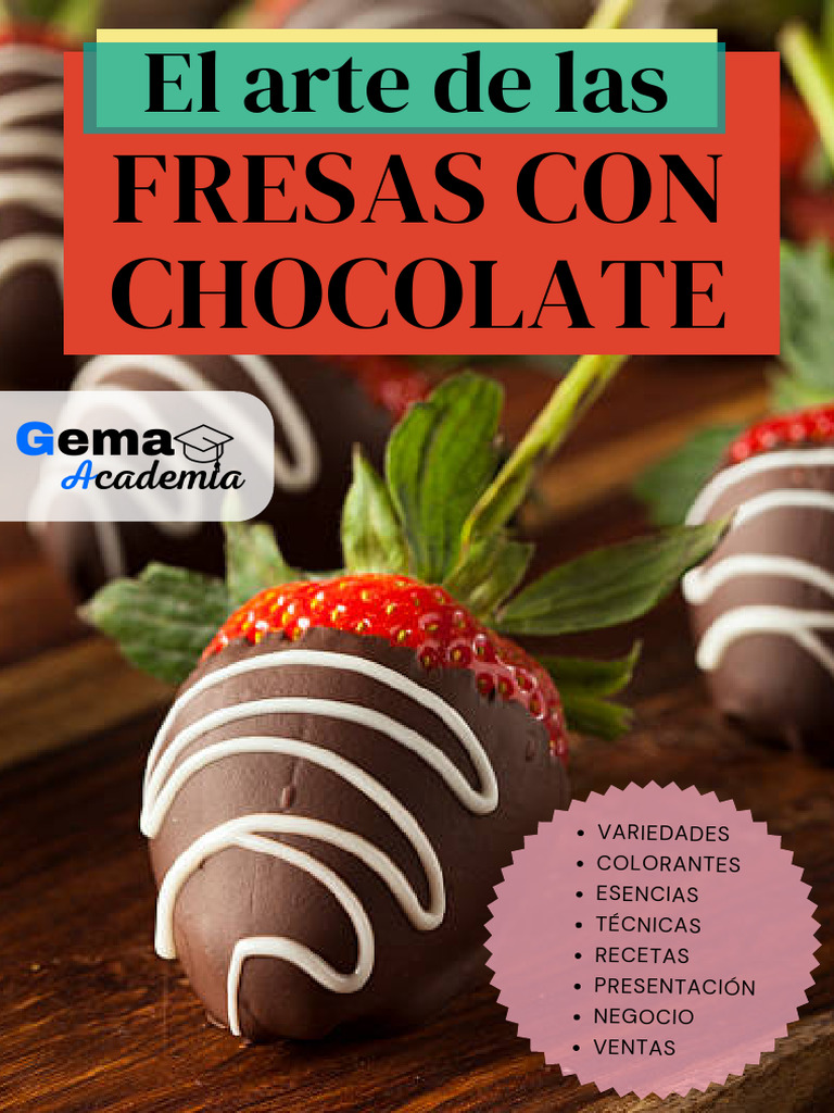 Fresas Con Chocolate | PDF | Chocolate | Té, image size:768x1024