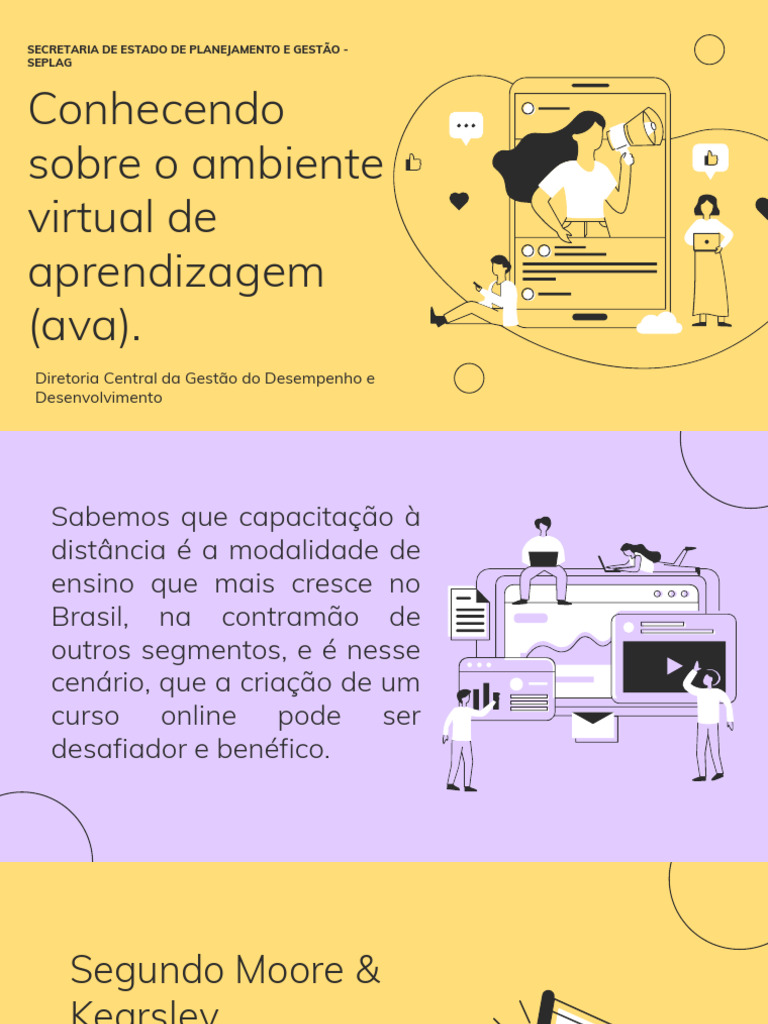 Conhecendo o Ambiente Virtual de Aprendizagem (Ava) | PDF | Moodle ...