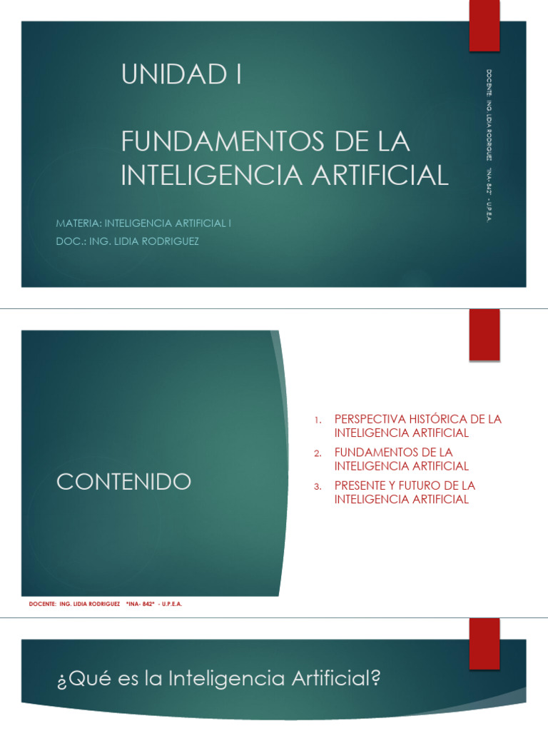 Fundamentos y Futuro de la IA | PDF | Inteligencia artificial ...