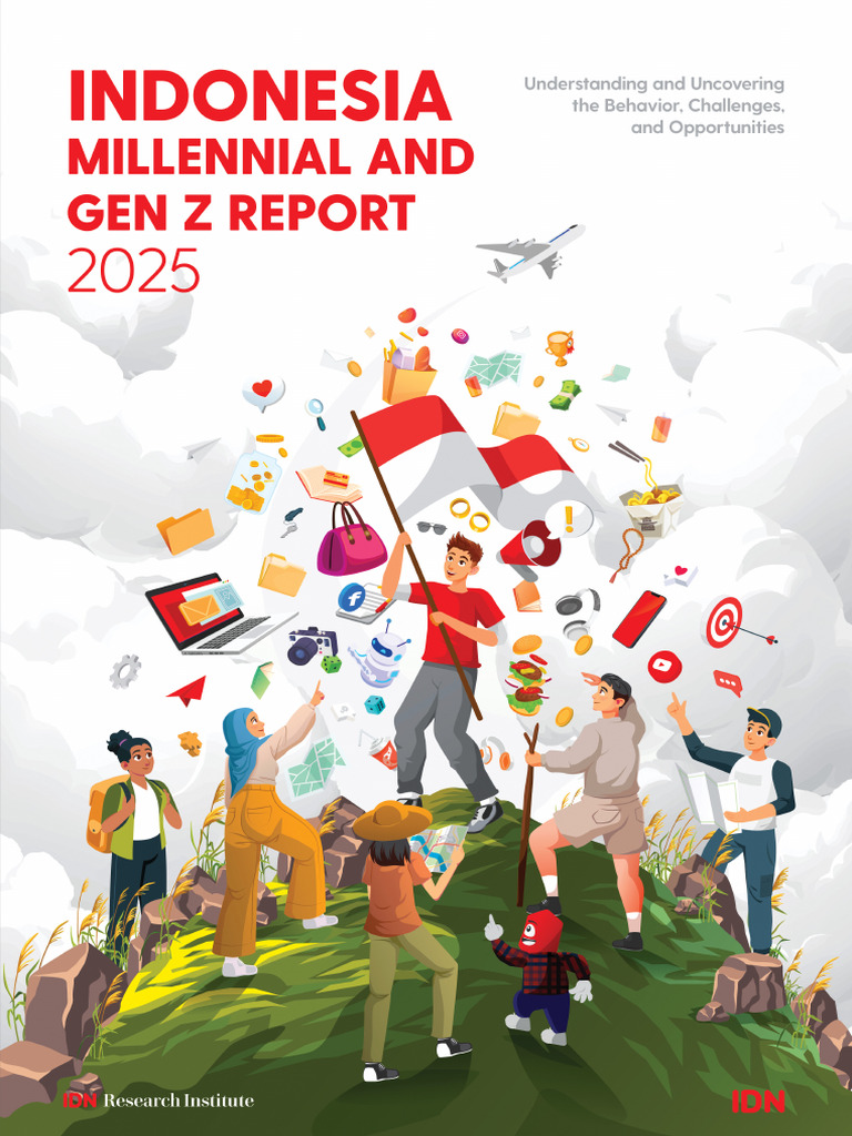 Indonesia Millennial Genz Report 2025 PDF Cost Of Living Woman 1