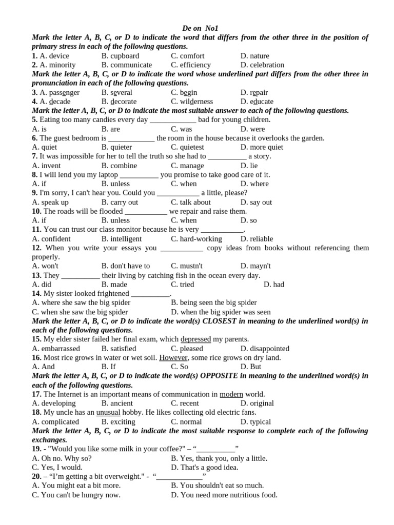 De On No1 | PDF | Travel | Language Arts & Discipline