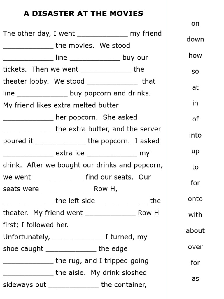 LEVEL+3+PREPOSITIONS,+#1 | PDF