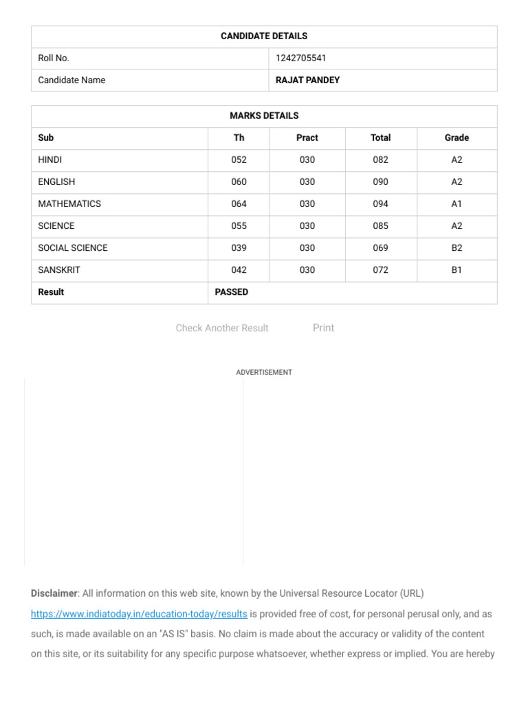 UP Board Result 2024 - Check UP Board Class 10th Result 2024 Here | PDF