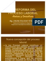 Reforma Procesal Laboral DR Toledo