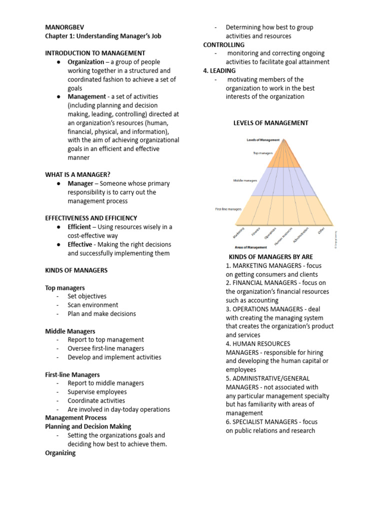 Managerial Roles and Responsibilities | PDF | Decision Making | System