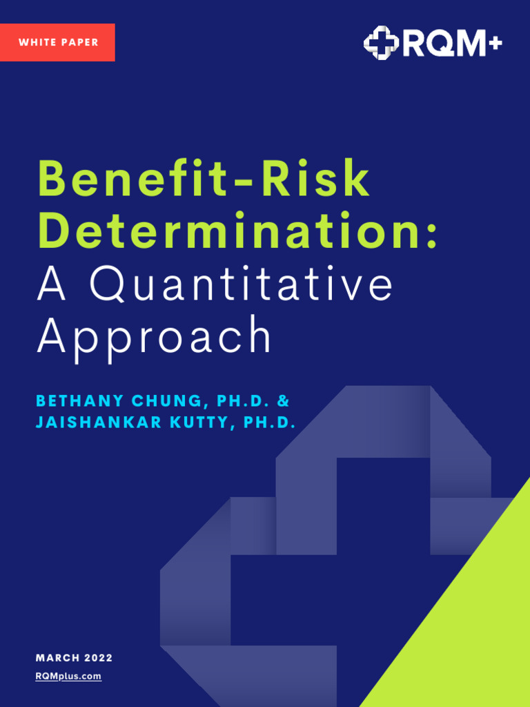Quantitative Benefit-Risk Analysis Guide | PDF | Risk | Wound