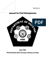 DOD Manual for Civil Emergencies 1994