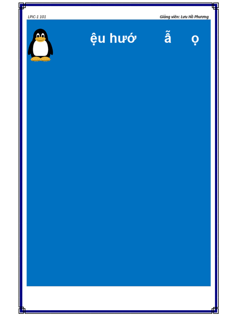 4.1 Tài liệu hướng dẫn học chứng chỉ Linux LPIC-1 101 | PDF