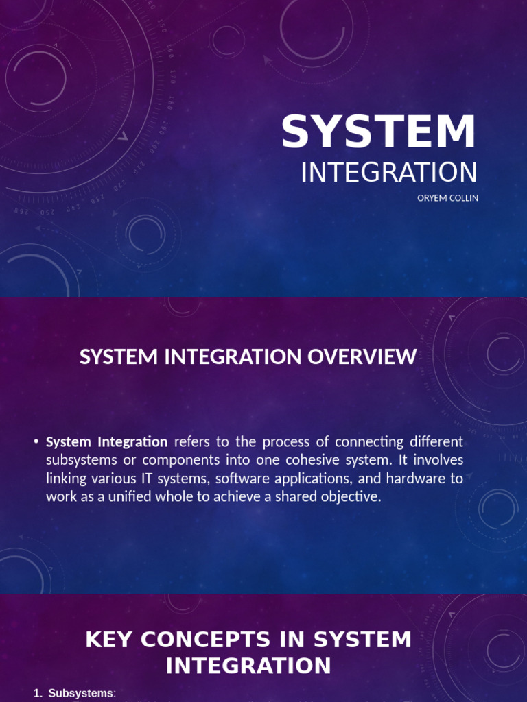 System Integration | PDF | Enterprise Resource Planning | System