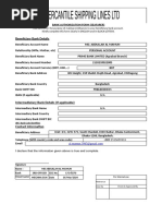 Beneficiary Bank Details Form | PDF