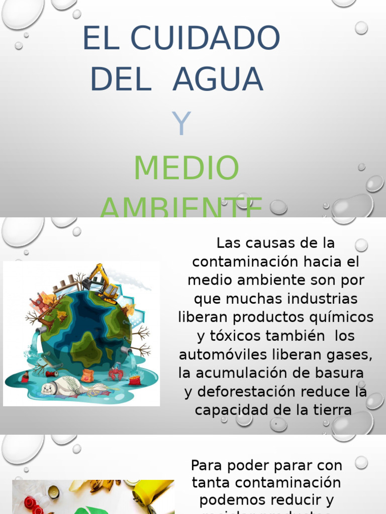 Cuidado del Agua y Medio Ambiente | PDF | Ciencia y matemáticas