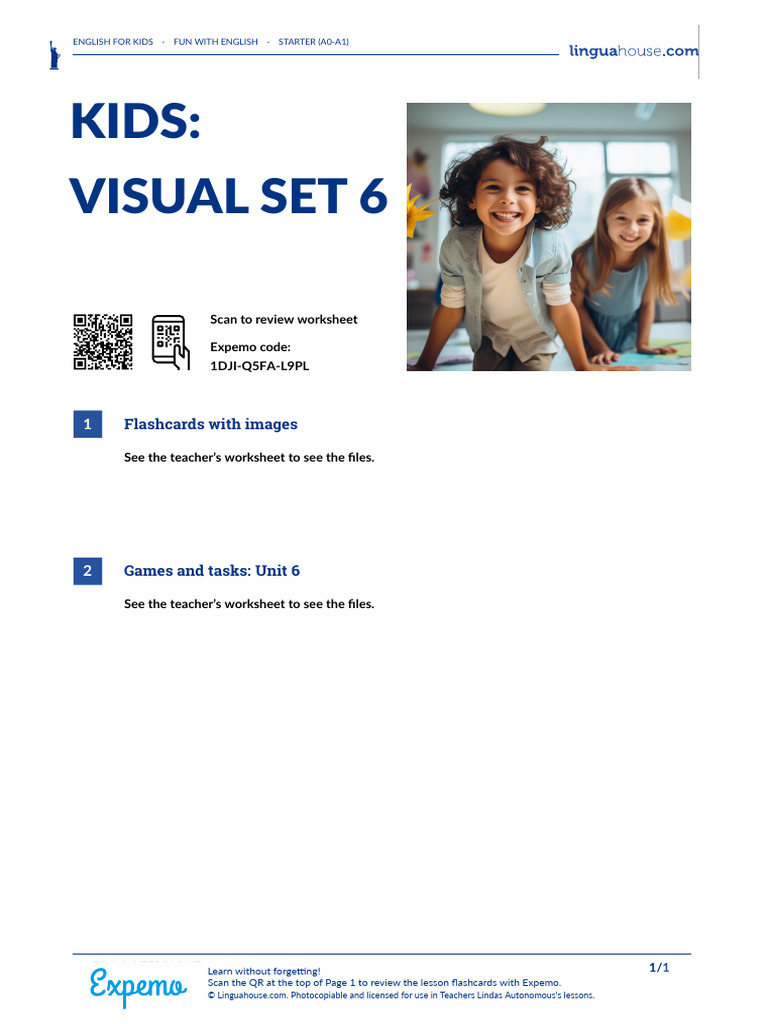 Fun English Activities for Kids | PDF