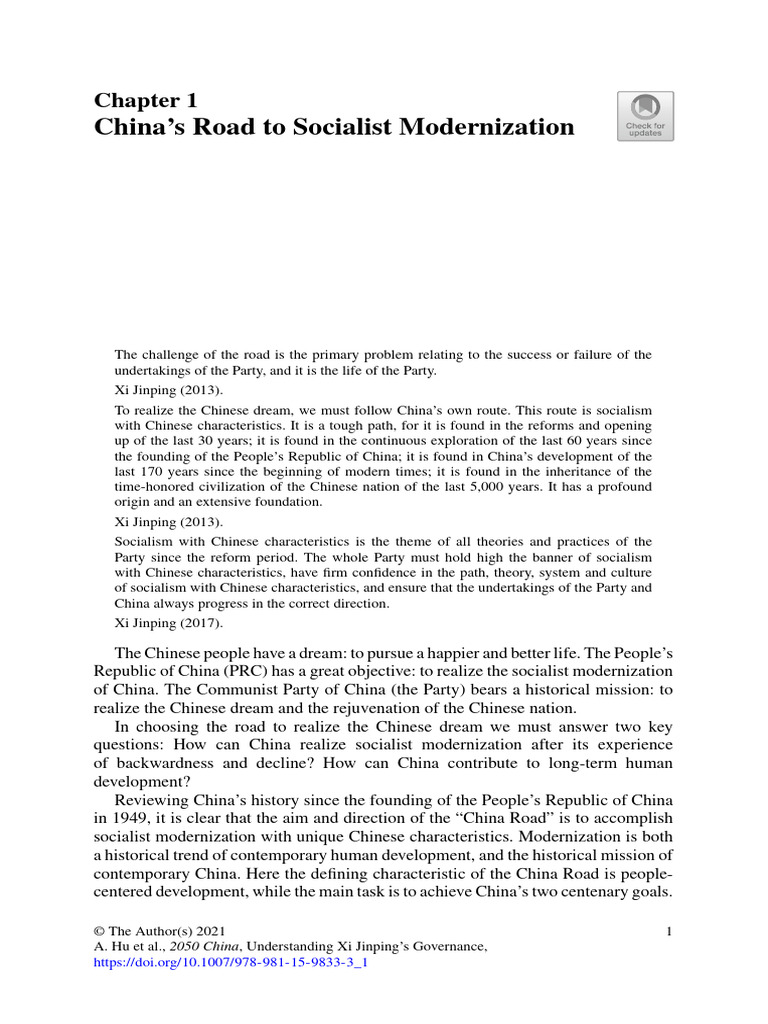 China's Path to Socialist Modernization | PDF | China | World Politics