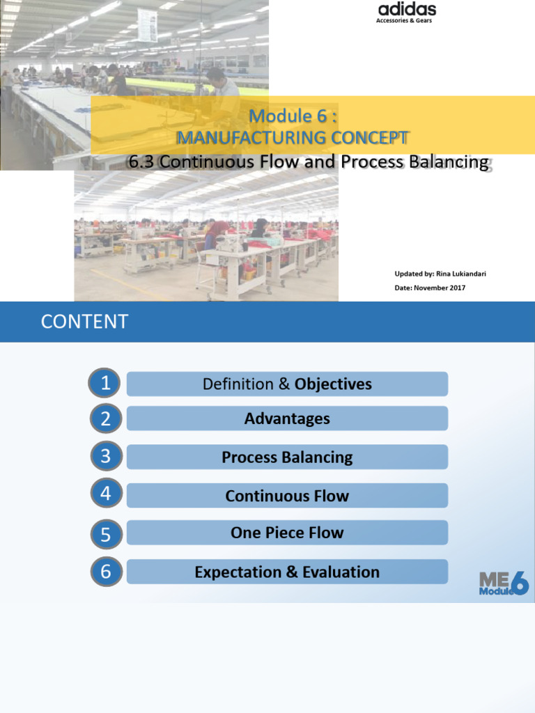 Continuous Flow in Lean Manufacturing | PDF | Lean Manufacturing