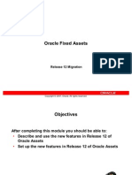 Oracle Fixed Assets
