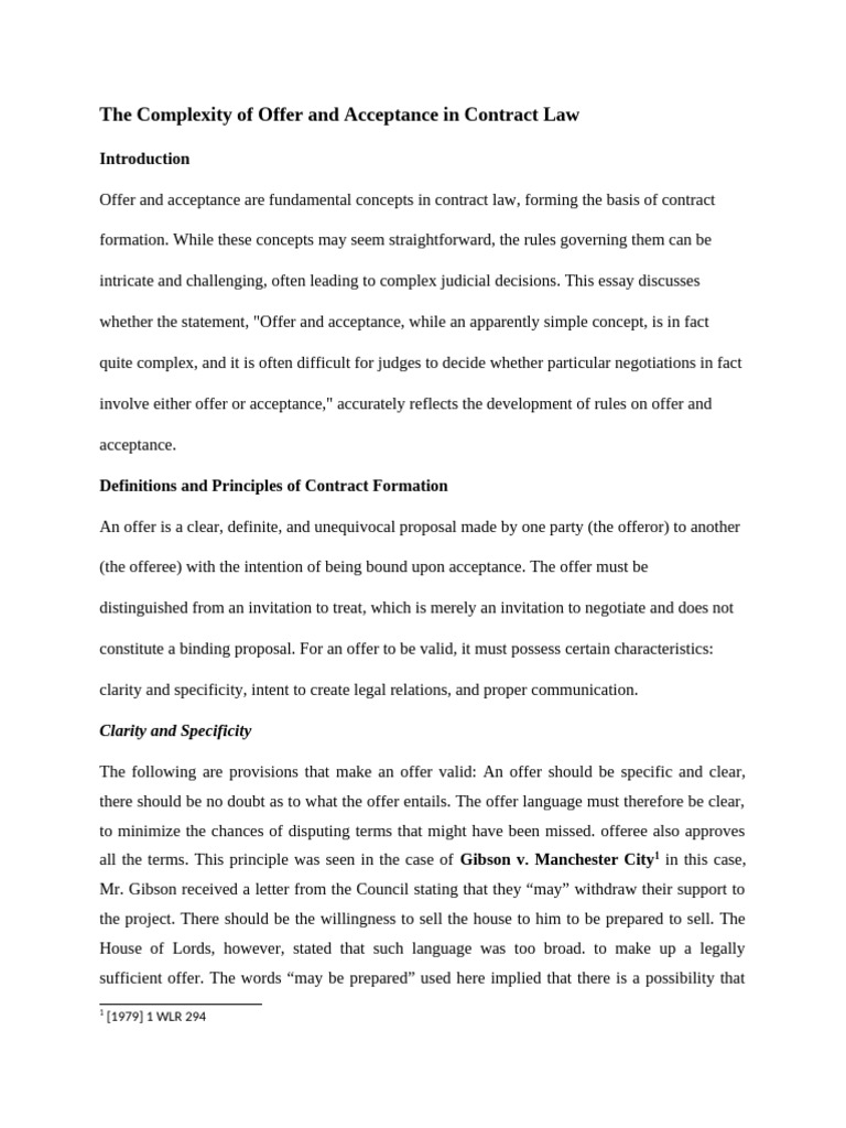 Contract N | PDF | Offer And Acceptance | Misrepresentation