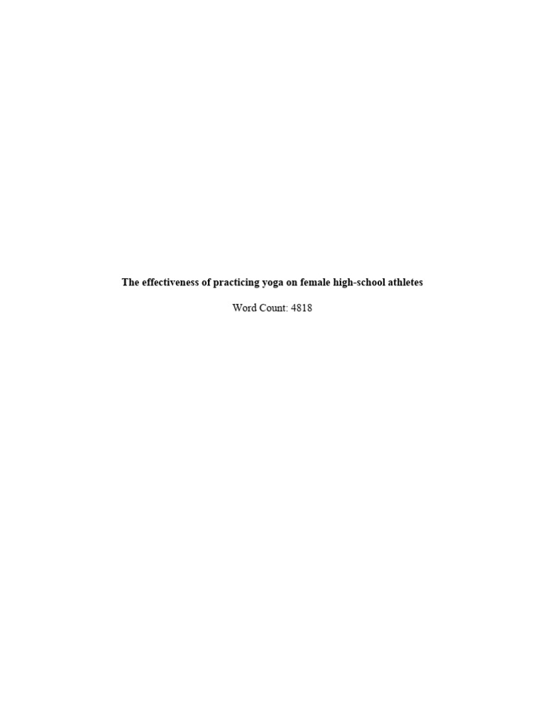 Ap research model paper yoga pdf stress biology mental health