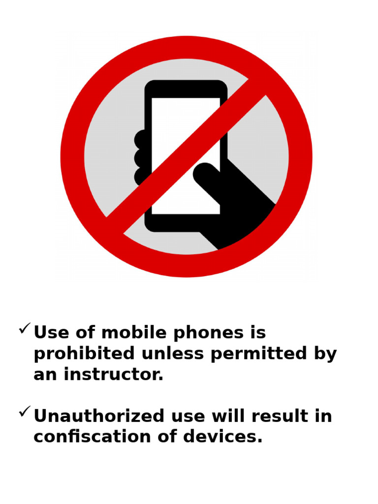 Mobile Don't Use Sign | PDF