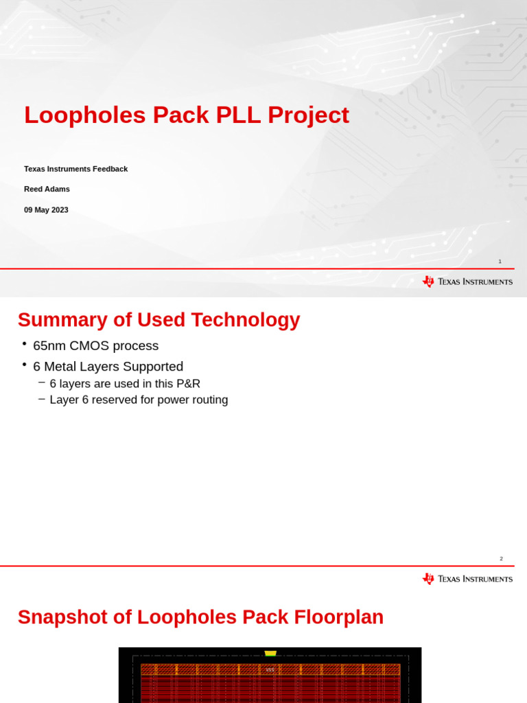 TI Feedback - Loopholes Pack | PDF | Field Programmable Gate Array ...