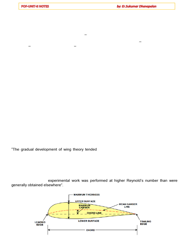 Aerofoil and Wing Design Principles | PDF | Airfoil | Lift (Force)