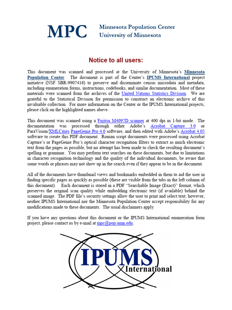 Kenya Population Census Enumeration Form | PDF | Optical Character ...