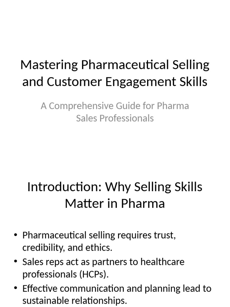 pharmaceutical-selling-skills-presentation-pdf