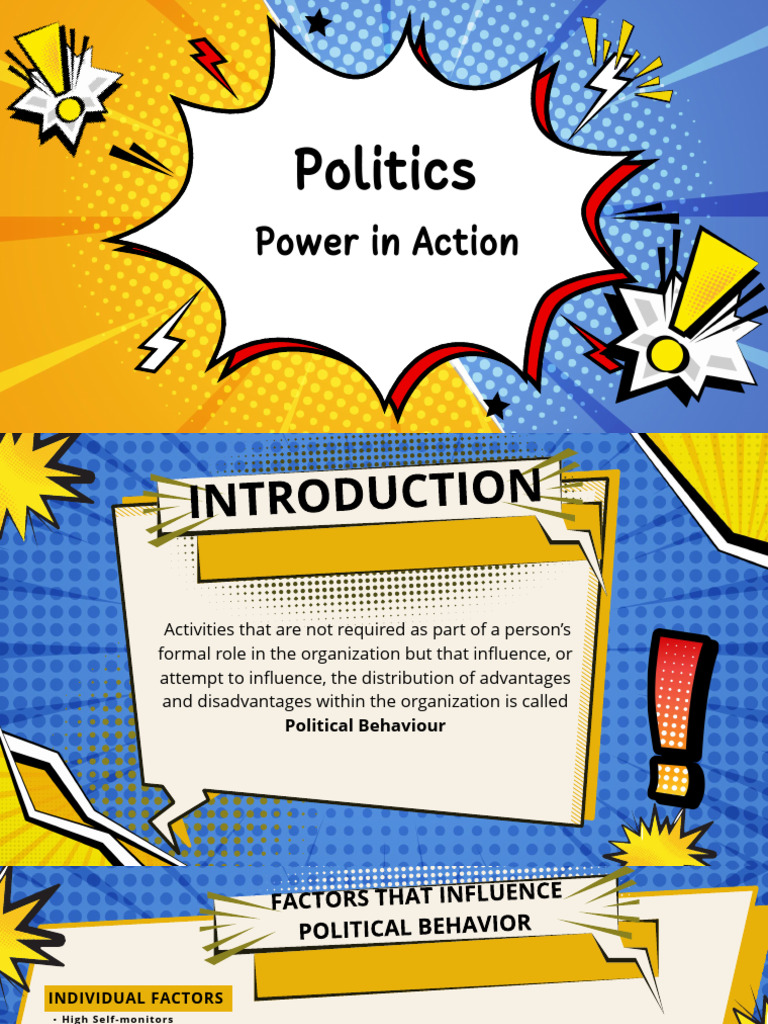 Understanding Political Behavior in Organizations | PDF