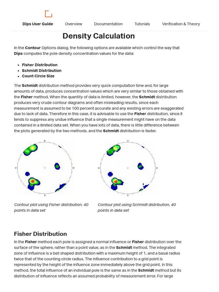 Dips Documentation - Density Calculation | PDF | Sphere | Area
