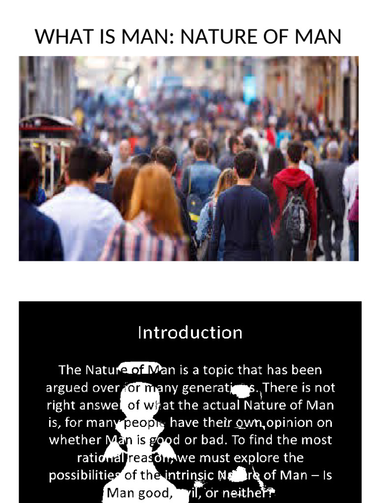 The Nature of Man PDF