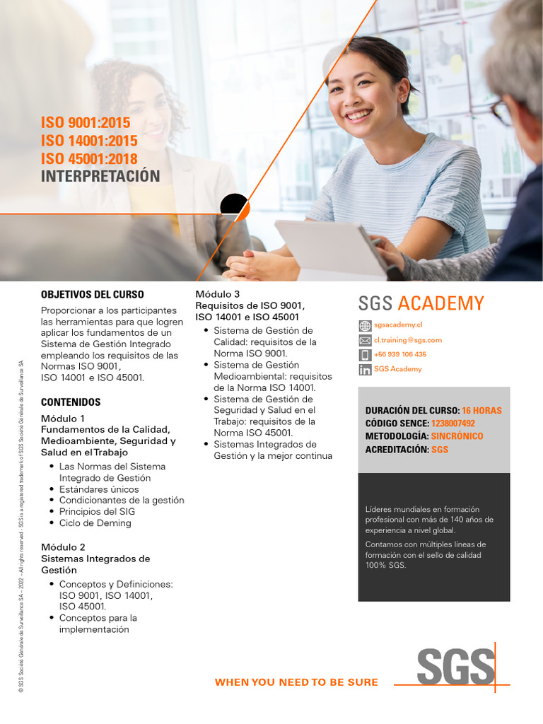 Curso de Trinormas ISO Integradas | PDF