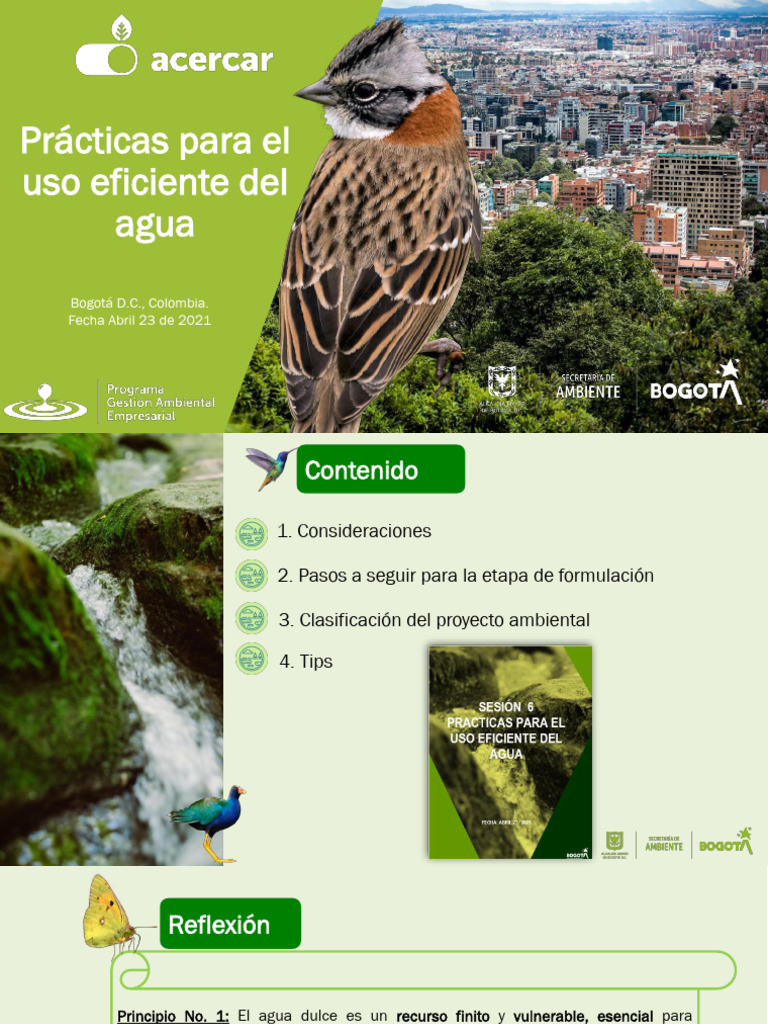 1 - Practicas para El Uso Eficiente Del Agua | PDF | Agua | Consumo ...