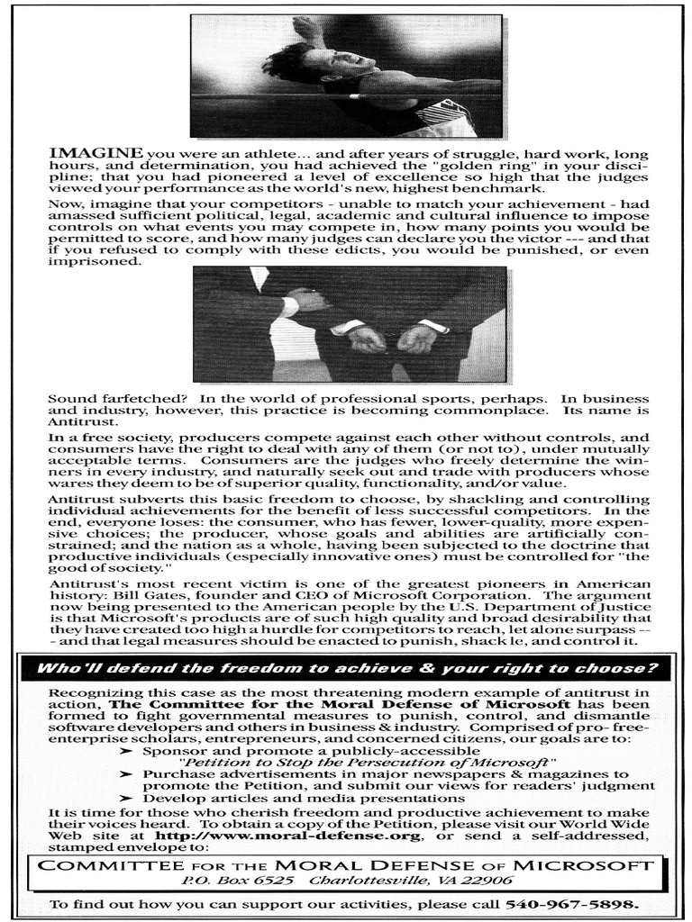 The committee moral defense of microsoft print ad 1998 pdf