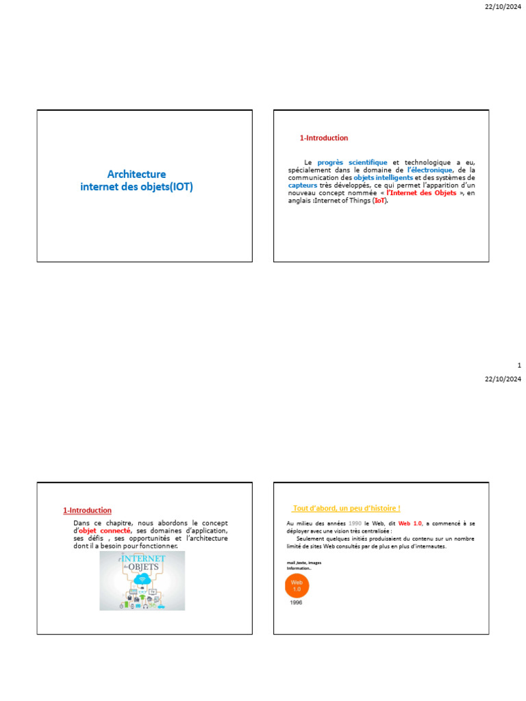 Architecture de l'Internet des Objets | PDF | Internet des objets ...