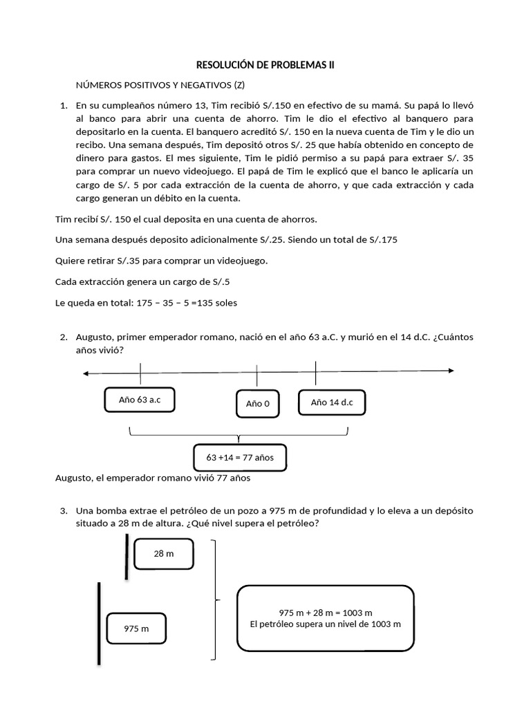 RESOLUCIÓN DE PROBLEMAS II - Semana 01 | PDF