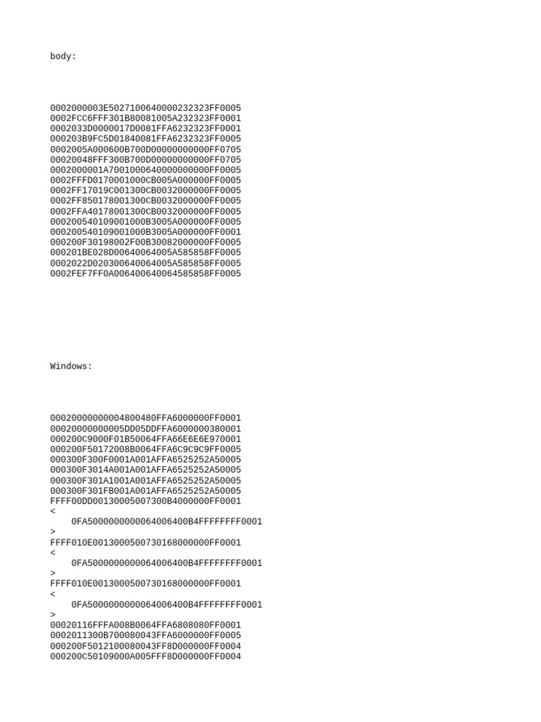 Hexadecimal Data Log Analysis | PDF | Technology & Engineering