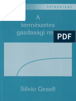 Silvio Gesell - A Természetes Gazdasági Rend Teljes PDF Könyv Letöltés