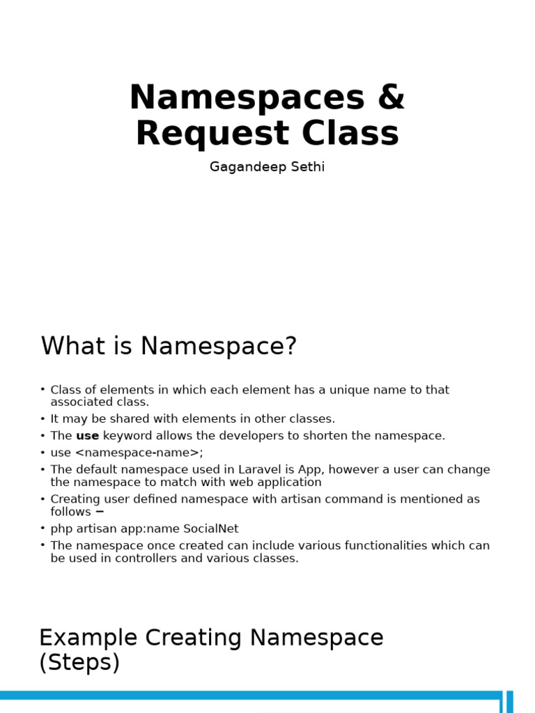 Namespaces and Request in Laravel | PDF | Hypertext | Internet
