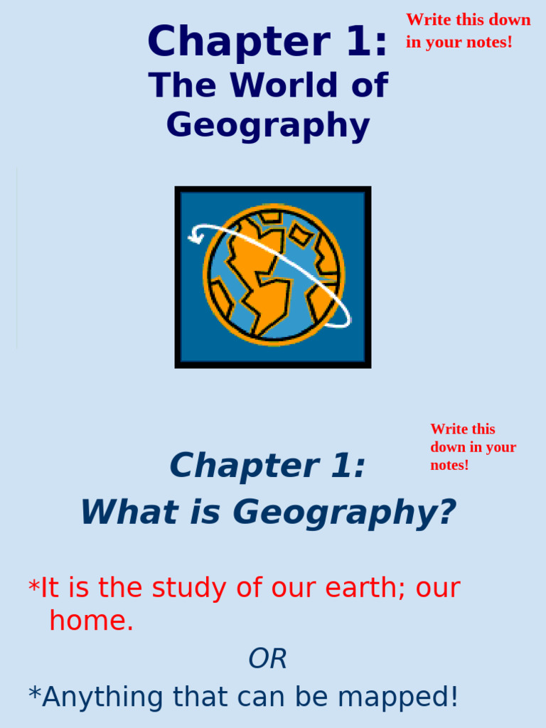 Introduction to Geography Concepts | PDF | Geography | Map