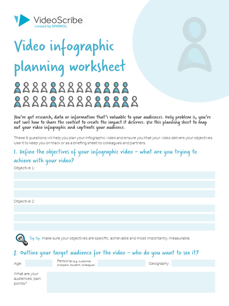 The Infographic Planning Sheet | PDF | Infographics | You Tube
