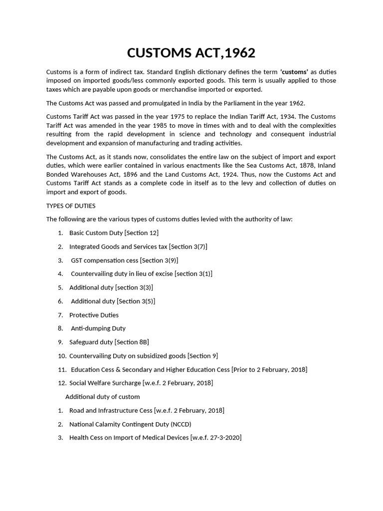 Customs Word Document | PDF | Territorial Waters | License