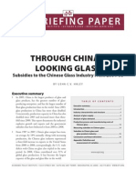Susidies in Chinese Glass Industry 2004-2008