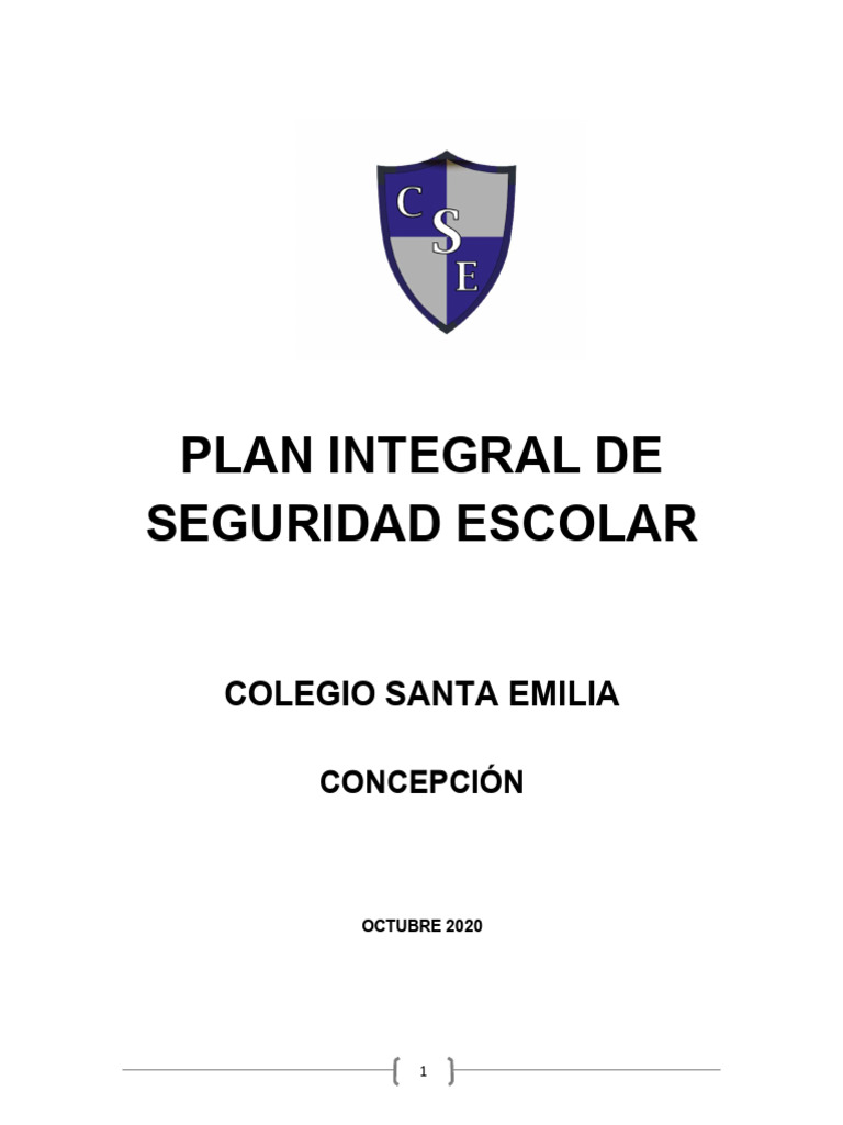 Plan de Seguridad Escolar en Concepción | PDF | Laboratorios | Ambulancia