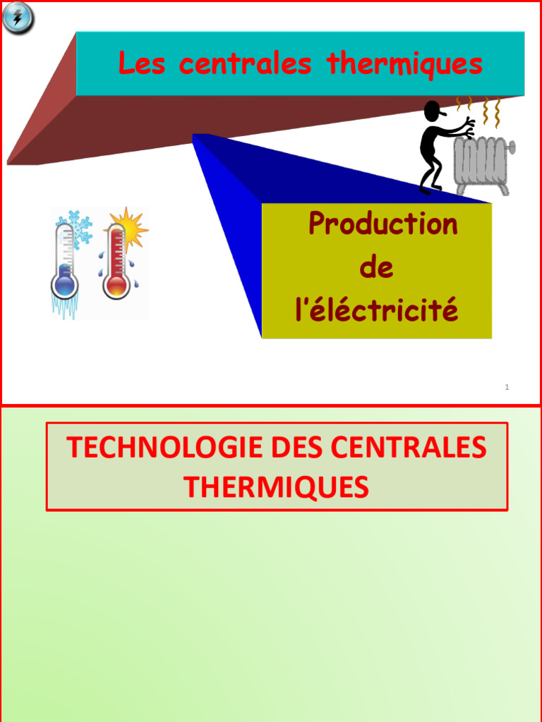 Chapitre 5 Les Centrales Thermiques | PDF | Centrale électrique ...