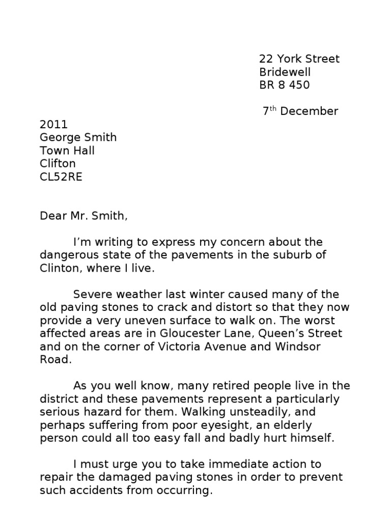 letter-of-complaint-sample-pdf