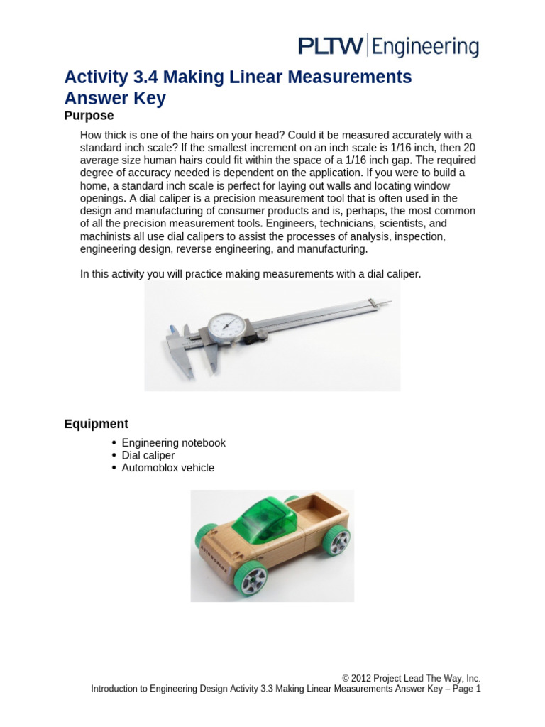 Comparing Ruler and Dial Caliper Use | PDF | Technology & Engineering